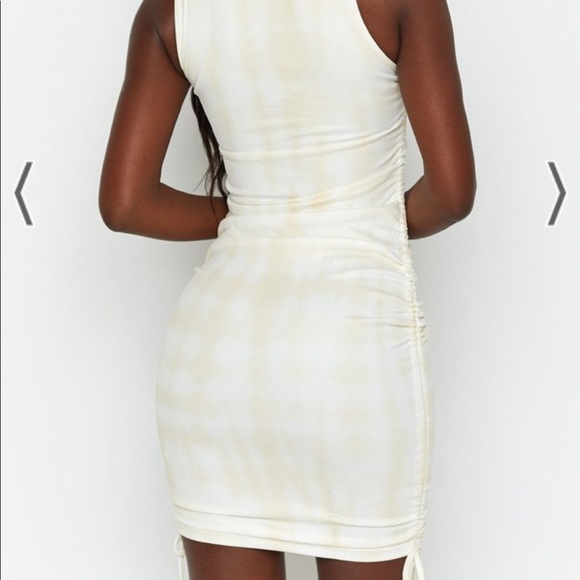 Lioness Military Minds Mini Dress Ecru Tie Dye - Picture 2 of 6